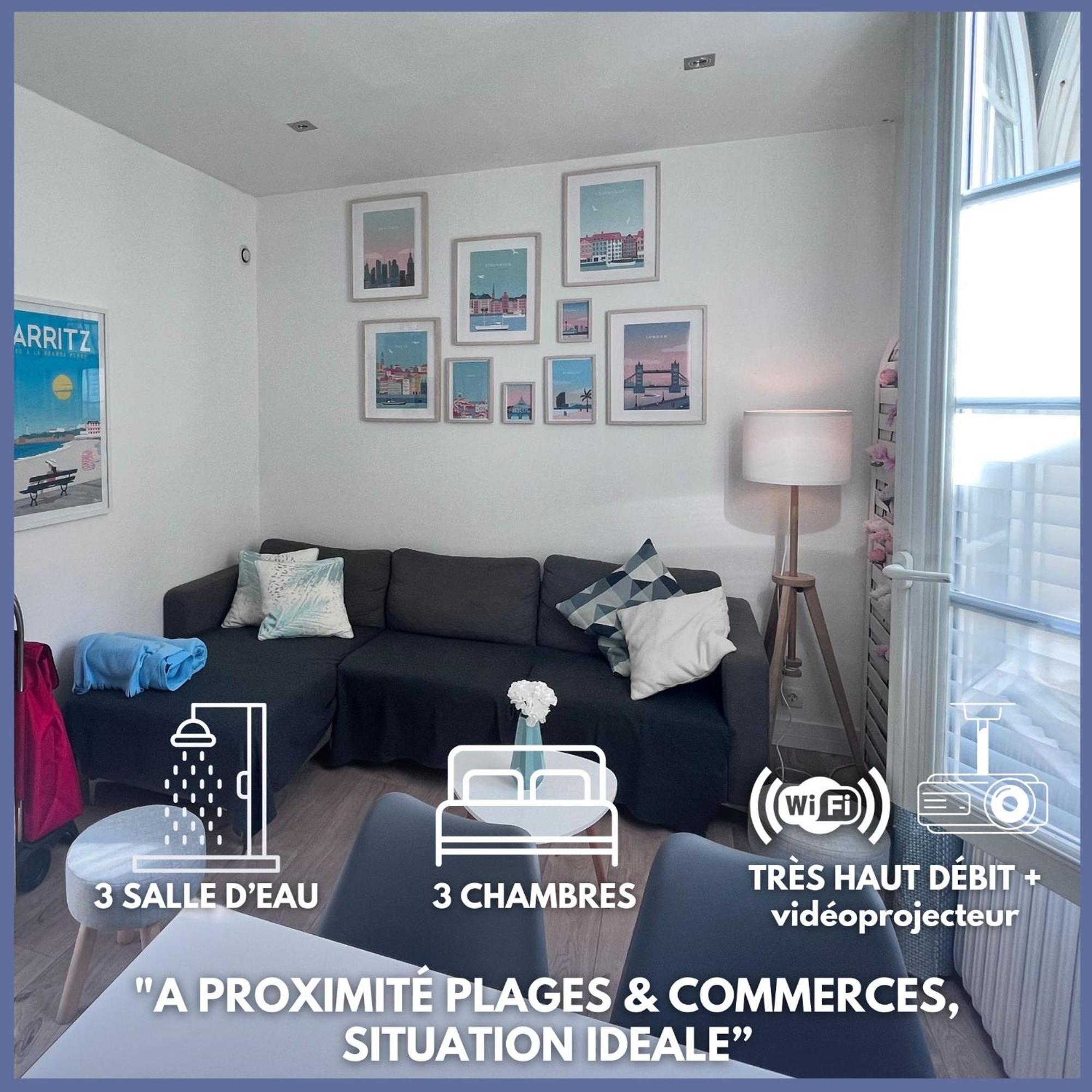 Chalet Basque 6 Couchages Centre Ville Biarritz Exteriér fotografie